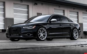 Audi S6 Sedan on Vossen Wheels (VFS6) 2017 года